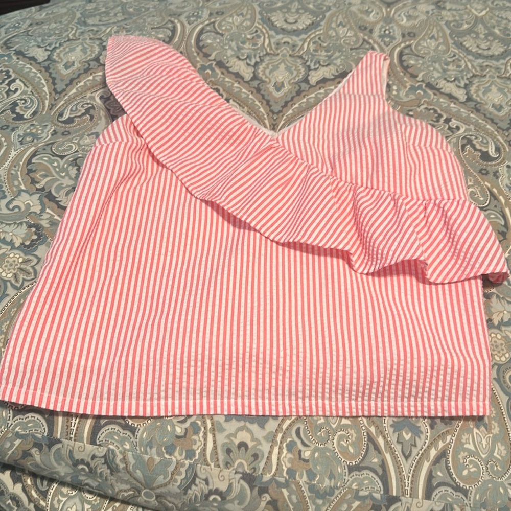 VINEYARD VINES - pink striped top